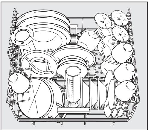 MIELE G 5830 SC - Panier inférieur - 1