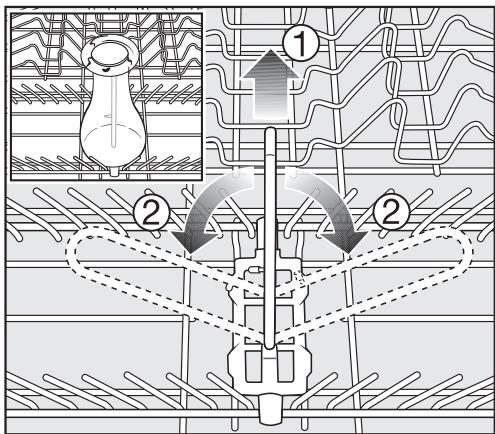 MIELE G 5830 SC - Support-flacons - 1