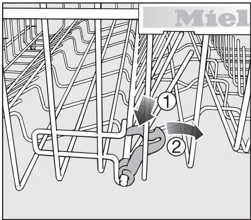 MIELE G 5830 SC - Pics rabattables - 1