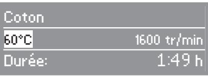 MIELE WT 2780 WPM - Sélection du programme - 2