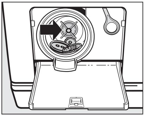 MIELE WT 2780 WPM - Vidange du filtre - 3