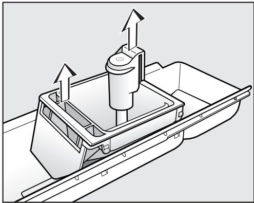 MIELE W 183 - Nettoyage de la boîte à produits - 2
