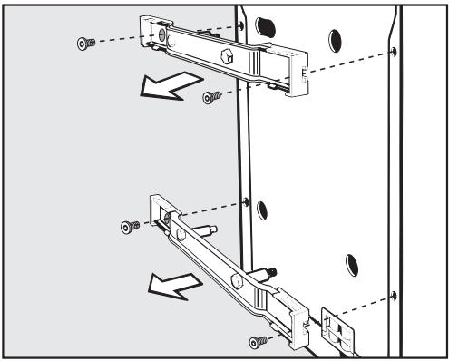 MIELE W 183 - Démontage des sécurités de transport - 2