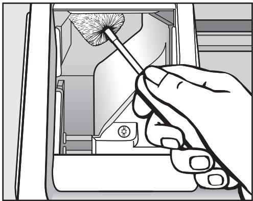 MIELE W 183 - Nettoyage de la boîte à produits - 3