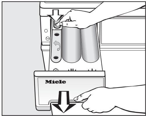 MIELE WDA 111 - Nettoyer le bac à produits - 1