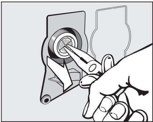 MIELE WDA 111 - Nettoyer le filtre du raccord à la vanne d'arrivée d'eau - 1