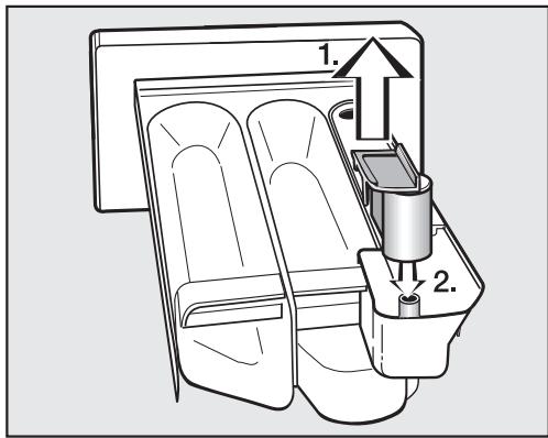 MIELE WDA 111 - Nettoyer le bac à produits - 2