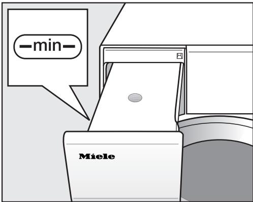 MIELE TKR 650 WP - Préparer le réservoir à eau de condensation pour le défloissage vapeur - 1