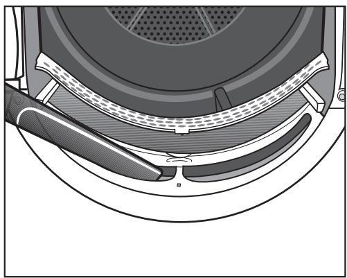 MIELE TKR 650 WP - Nettoyage complet des filtres à peluches et de la zone d'aération - 3