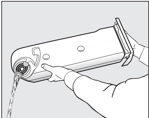 MIELE TKR 650 WP - Vider le réservoir à eau de condensation - 2