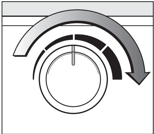 MIELE B 990 - Sélectionner la vitesse de repassage - 1