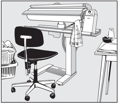 MIELE B 990 - Préparation du poste de travail - 1