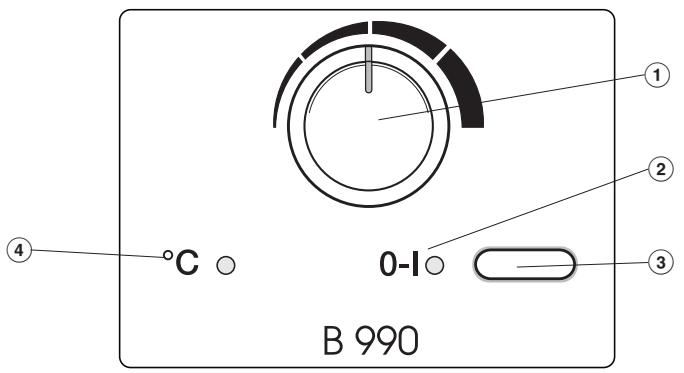 MIELE B 990 - Bandeau de commande - 1