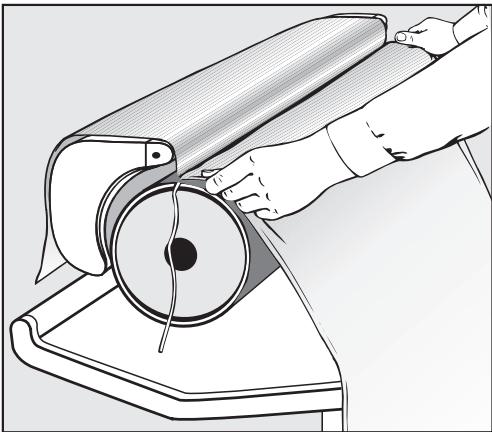 MIELE B 990 - Remplacement de la toile - 5