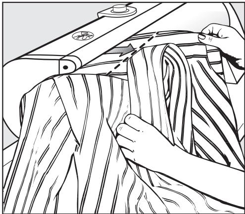 MIELE B 990 - Dos et empiècement - 1