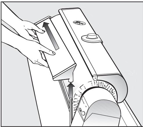 MIELE B 990 - Démontage de la planche d'appui - 1