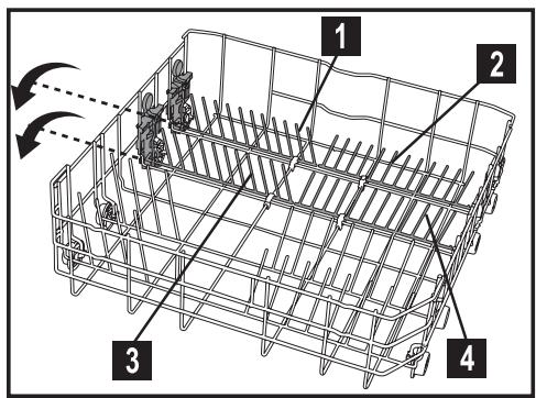 VEDETTE VLS516 - Pliage des tringles des supports à assiettes (si présentes) - 2