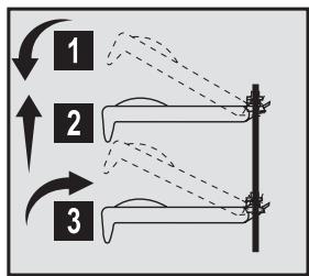 VEDETTE VLS516 - Pliage des tringles des supports à assiettes (si présentes) - 4