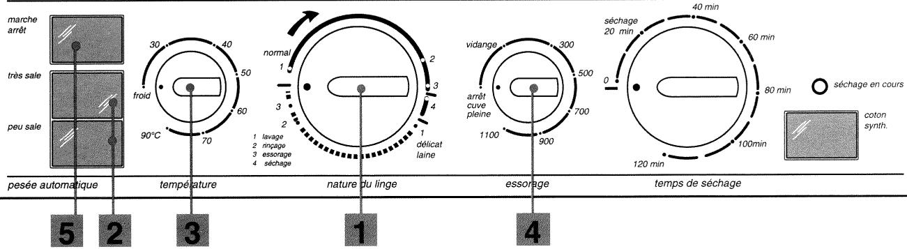 VEDETTE LST105 - Programmation d'un lavage seul - 1