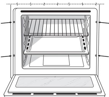 INDESIT FIM 53 K.A BK S,  FIM 53 K.A IX S,  FIM 53 K.A WH S,  FIM 53 KC.A,  FIM 53 KA IX - Colocar no centro e prender - 1
