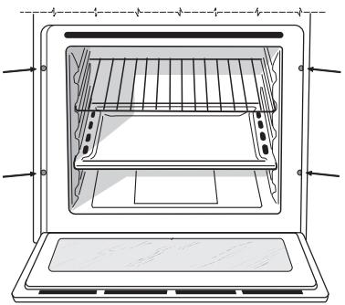 INDESIT FIM 53 K.A BK S,  FIM 53 K.A IX S,  FIM 53 K.A WH S,  FIM 53 KC.A,  FIM 53 KA IX - Centreren en bevestigen - 1
