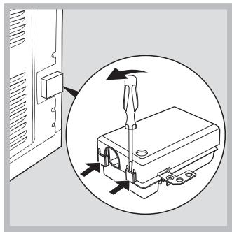 INDESIT FIM51KABK - Montaje del cable de alimentacion electrica - 1