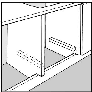 INDESIT P750AST - Installazione dei piani da incasso - 7