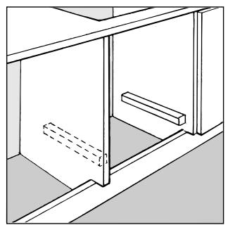 INDESIT P750AST - Bevestigingschema van het kookvlak - 5