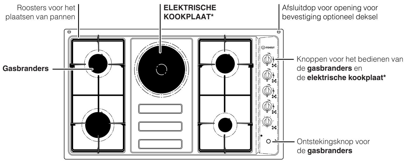 INDESIT PI950ASIX - Aanzichttekening - 1