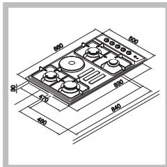 INDESIT PI950ASIX - El empotramiento en muebles componibles - 1