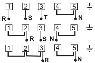 1 2 3 4 5 R S T N 1 2 3 4 5 R S N 1 2 3 4 5 R N