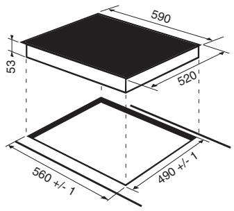 INDESIT IVIA 640 C - Built-in appliance - 1