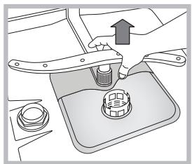 INDESIT DSG573,  DSG573NX,  DSG 573 - Limpiar los rociadores - 2