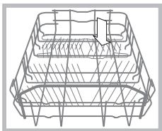 INDESIT DSG573, DSG573NX, DSG 573 - Cesto inferiore - 1