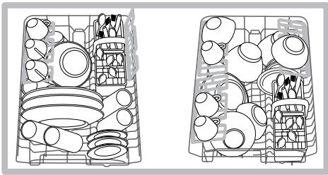 INDESIT DSG573, DSG573NX, DSG 573 - Non sollevare o abbassare MAI il cesto su un solo lato. - 3