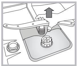 INDESIT DSG573,  DSG573NX,  DSG 573 - Cleaning the sprayer arms - 2