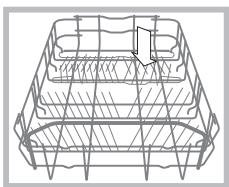 INDESIT DSG573NX - Cesto inferior - 1
