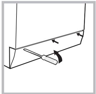 INDESIT IWC 7105 - Ouverture manuelle du hublot - 2