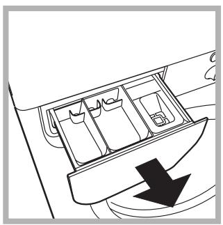 INDESIT IWC 7105 - Limpar a gaveta dos detergentes - 1