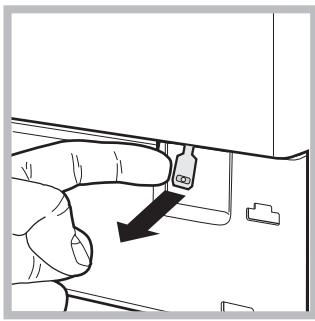 INDESIT IWC 6125 - Apertura manual de la puerta - 3