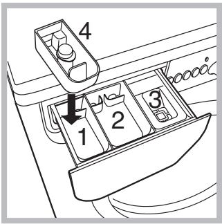 INDESIT IWC 6125 - Szufladka na środki piorące - 1