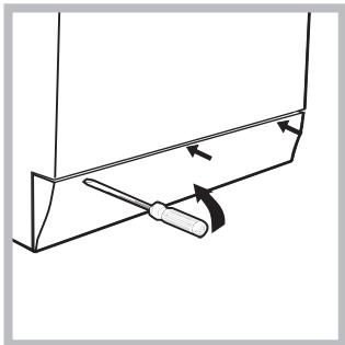 INDESIT IWC 6125 - Ouverture manuelle du hublot - 2