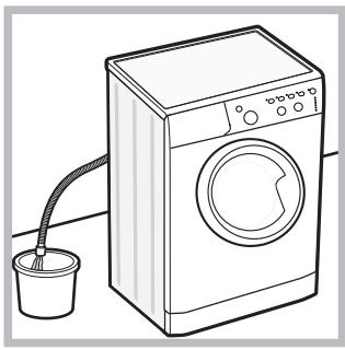 INDESIT IWC 6125 - Deschiderea manuală a uşii - 1