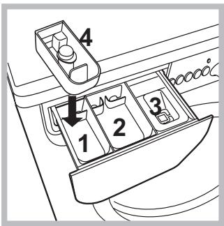 INDESIT IWC 5125 FR - Tiroir à produits lessiviels - 1