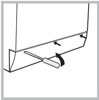 INDESIT IWDE 7145 B - Ouverture manuelle de la porte hublot - 2