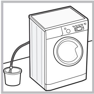 INDESIT IWDE 7145 B - Opening the porthole door manually - 1