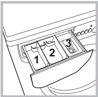 INDESIT IWDC 71680 - Skuffle til vaskemiddel - 1