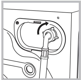 INDESIT IWDC 71680 - Veden syöttöletkun liittäminen - 2