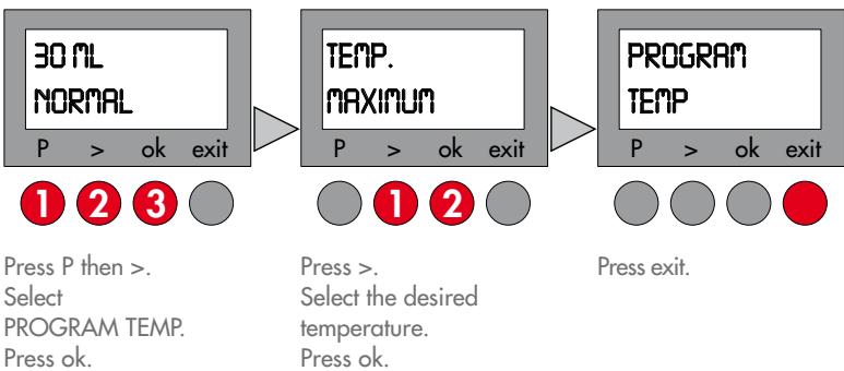 MAGIMIX 11401, 11403, 11405, 11407, 11408 /11410, 11411, 11412, 11414 - Temperature setting - 1