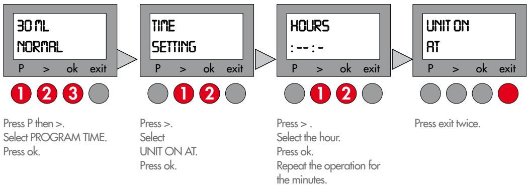MAGIMIX 11407 - Setting the timer for the automatic switch-on - 1